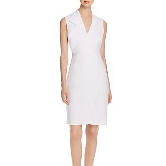 Elie Tahari Elodie Sleeveless V-Neck Sheath Dress - Picture 8 of 16